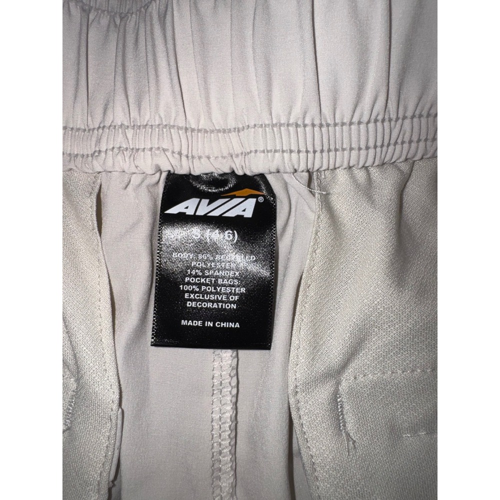 Avia Womens Trouser Shorts Lot of 2 Khaki Safari Black Size S Stretch Pockets - Picture 4 of 6